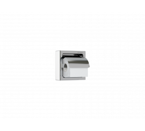 Wall mounted single roll paper dispenser 304 stainless steel brushed